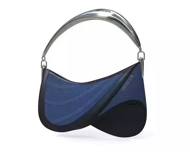 Casey Cadwallader Mugler Bag Jeans Low-poly 3D model