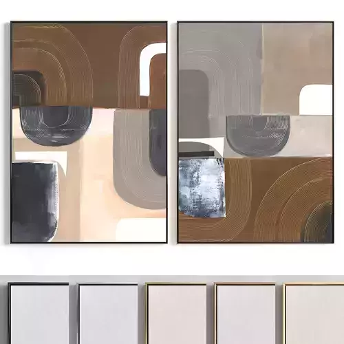 Plaster Two Photo Frame 97