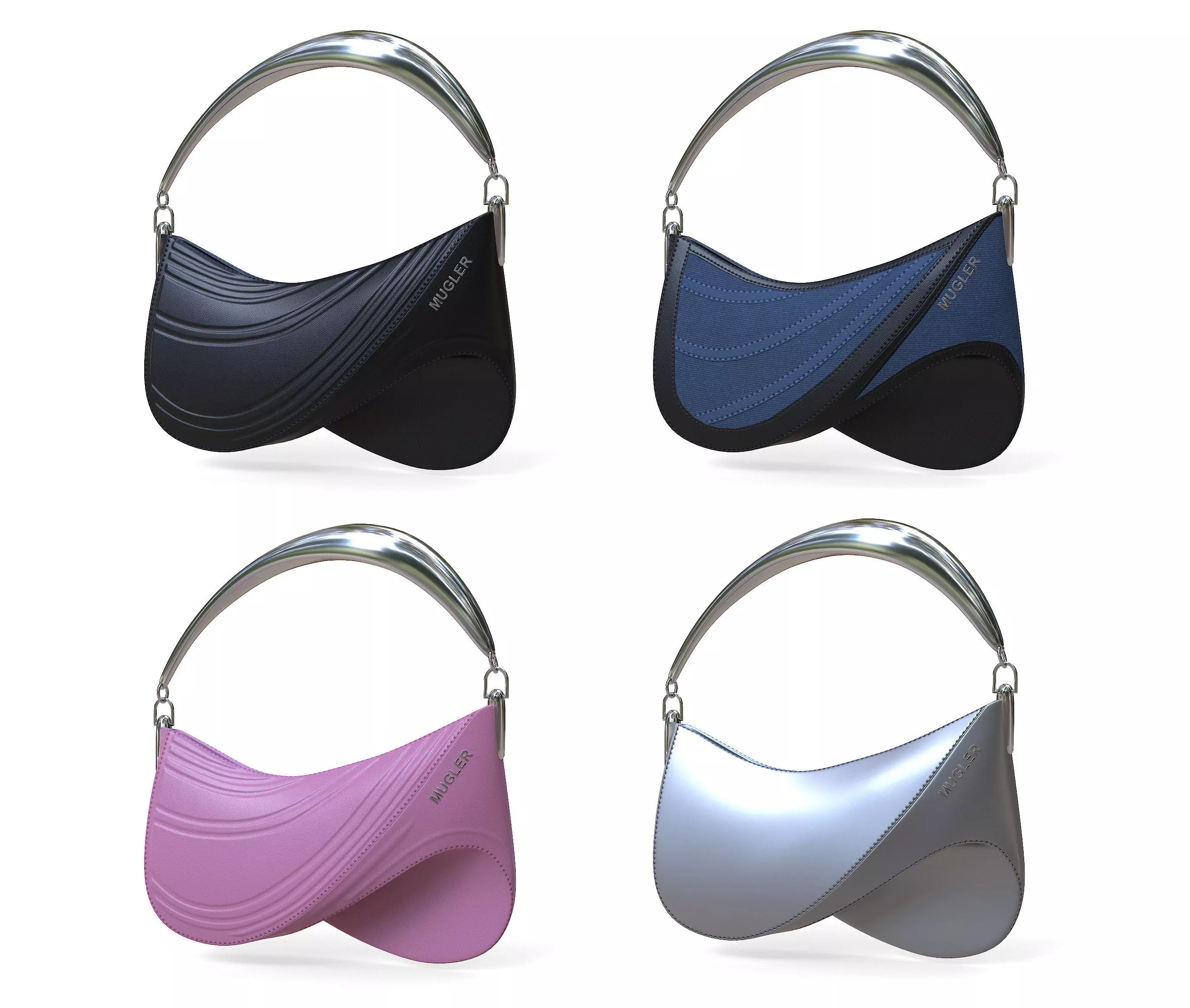 Casey Cadwallader Mugler Bag 3D Model Collection_0