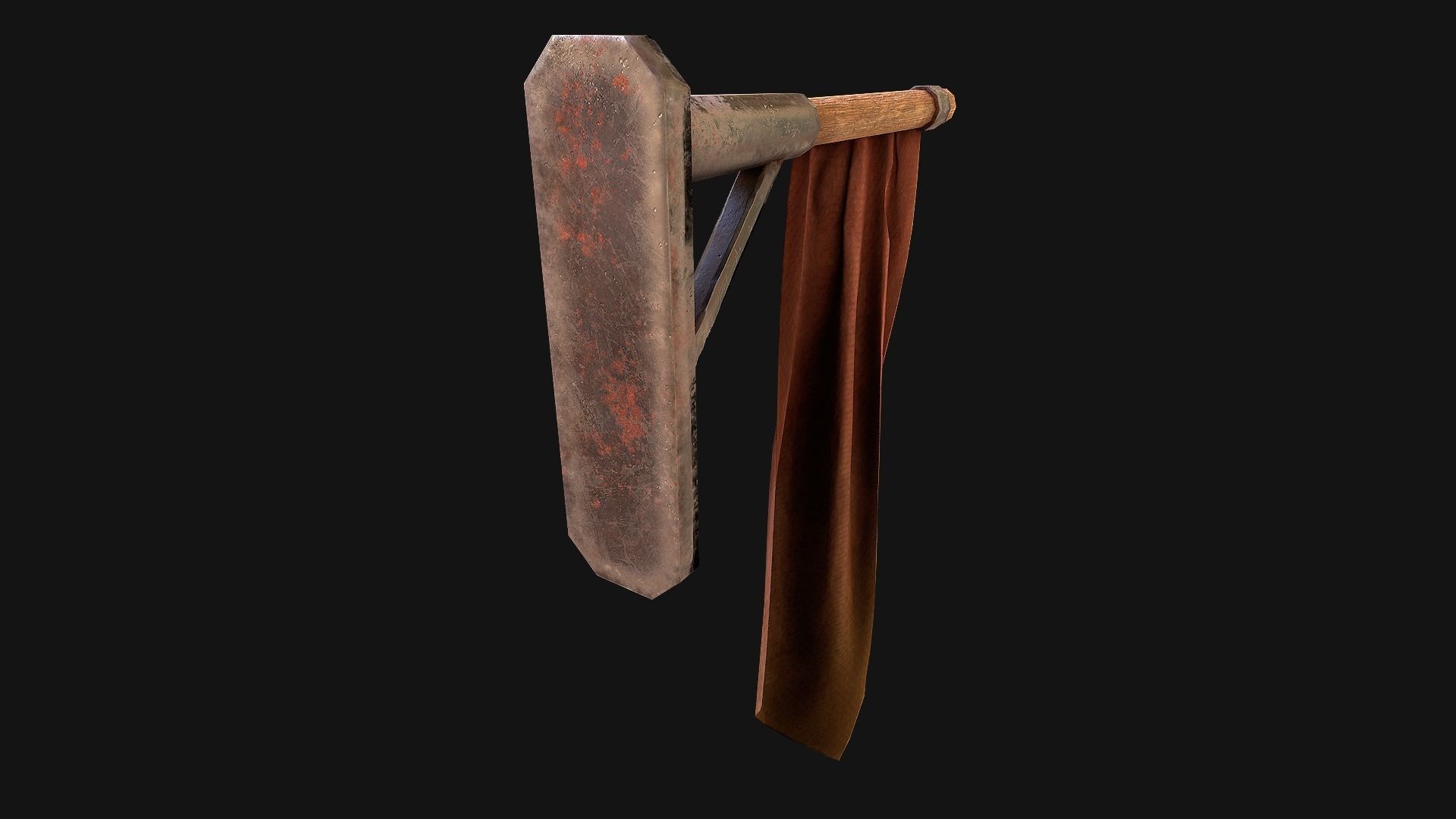 Medieval Flags Pack Low-poly 3D model_50