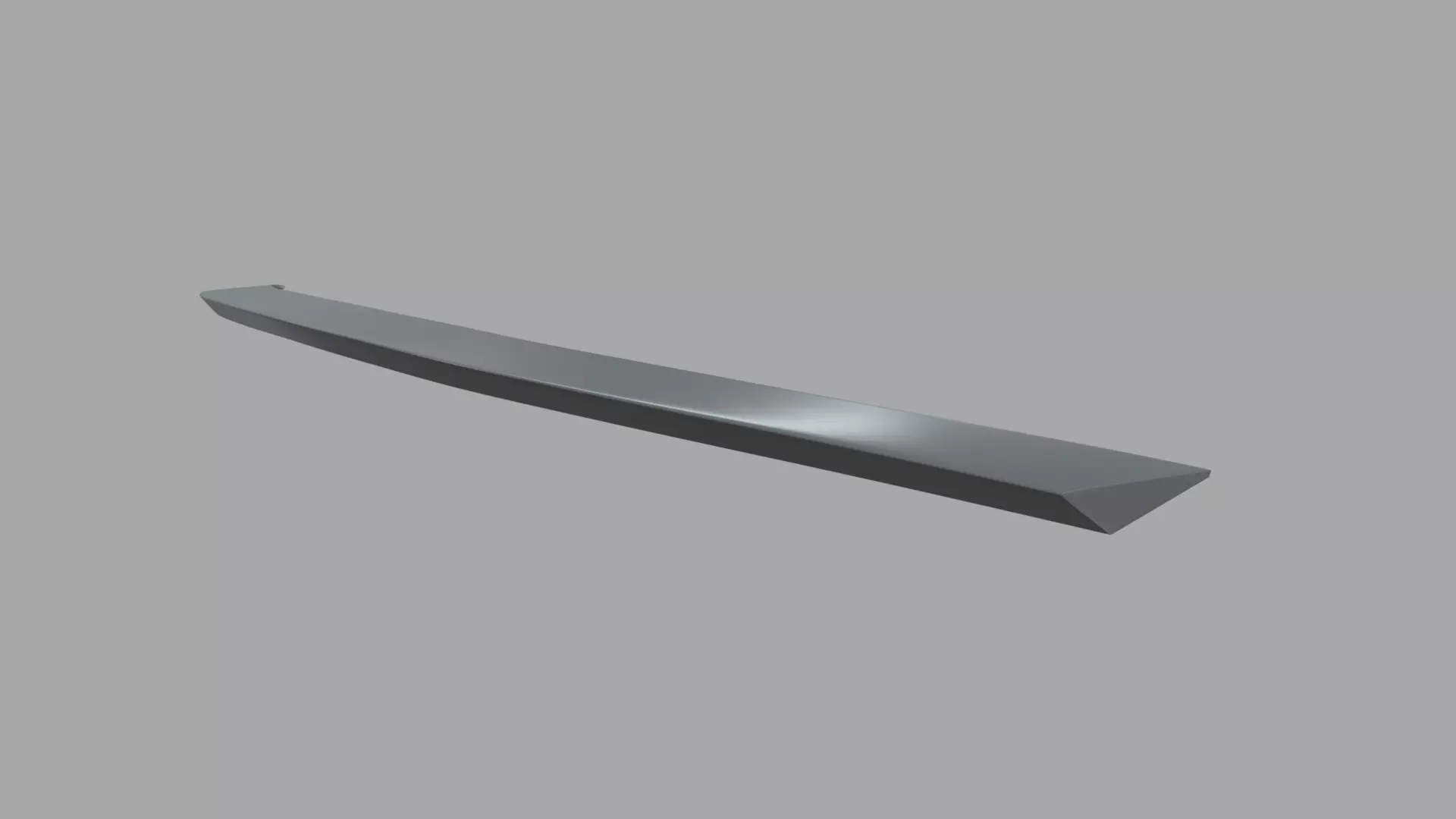 Car Spoiler 012 Low-poly 3D model