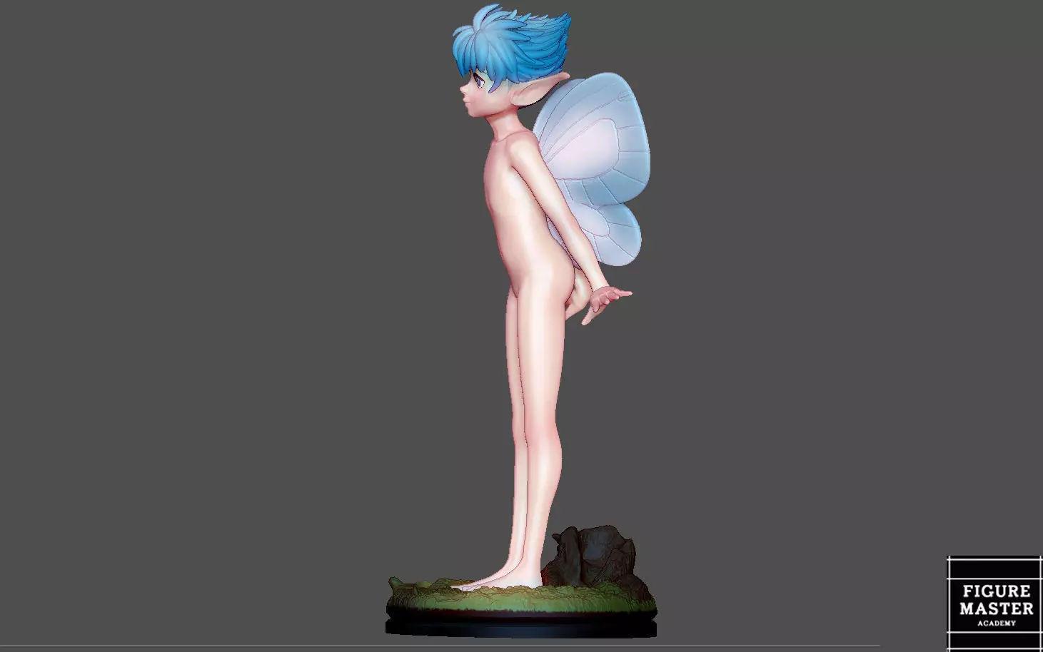 BERSERK PUCK FAIRY ELF FANTASY ANIME SWORD CHARACTER 3D print model_0