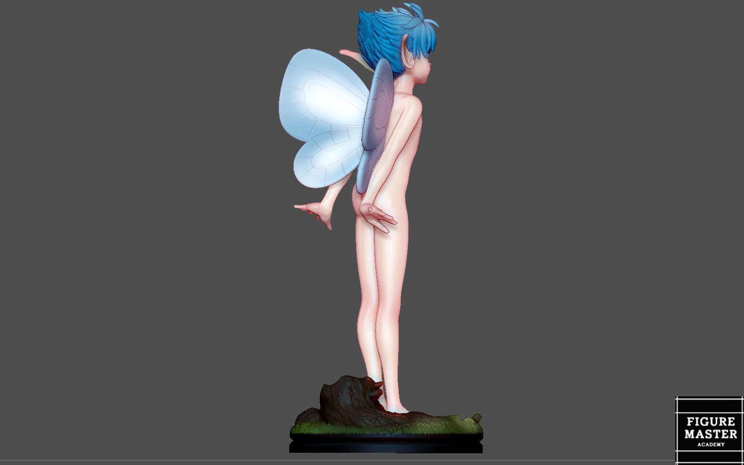 BERSERK PUCK FAIRY ELF FANTASY ANIME SWORD CHARACTER 3D print model_9