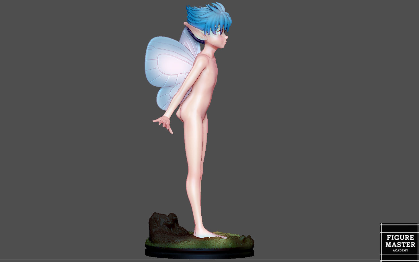 BERSERK PUCK FAIRY ELF FANTASY ANIME SWORD CHARACTER 3D print model_1