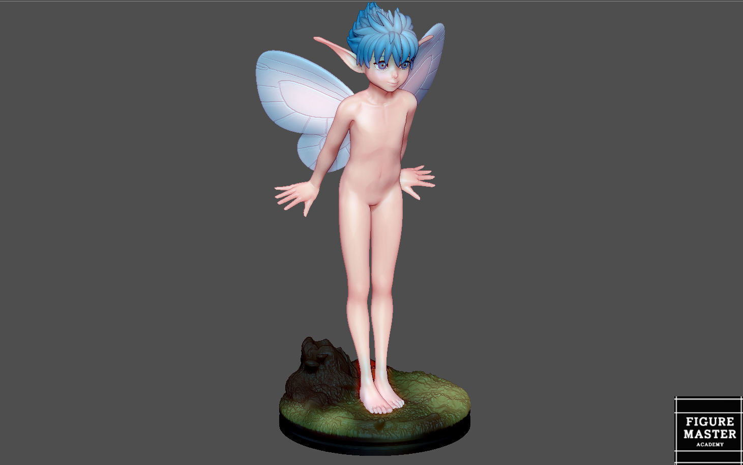 BERSERK PUCK FAIRY ELF FANTASY ANIME SWORD CHARACTER 3D print model_5