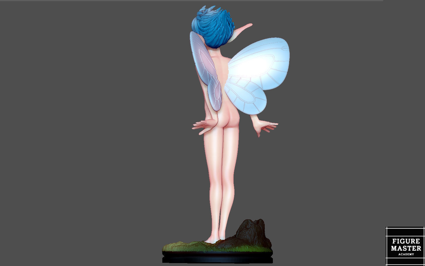 BERSERK PUCK FAIRY ELF FANTASY ANIME SWORD CHARACTER 3D print model_10