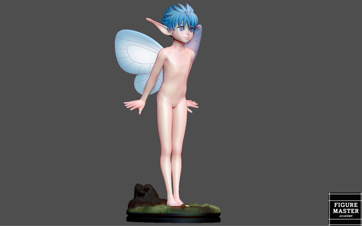 BERSERK PUCK FAIRY ELF FANTASY ANIME SWORD CHARACTER 3D print model_11