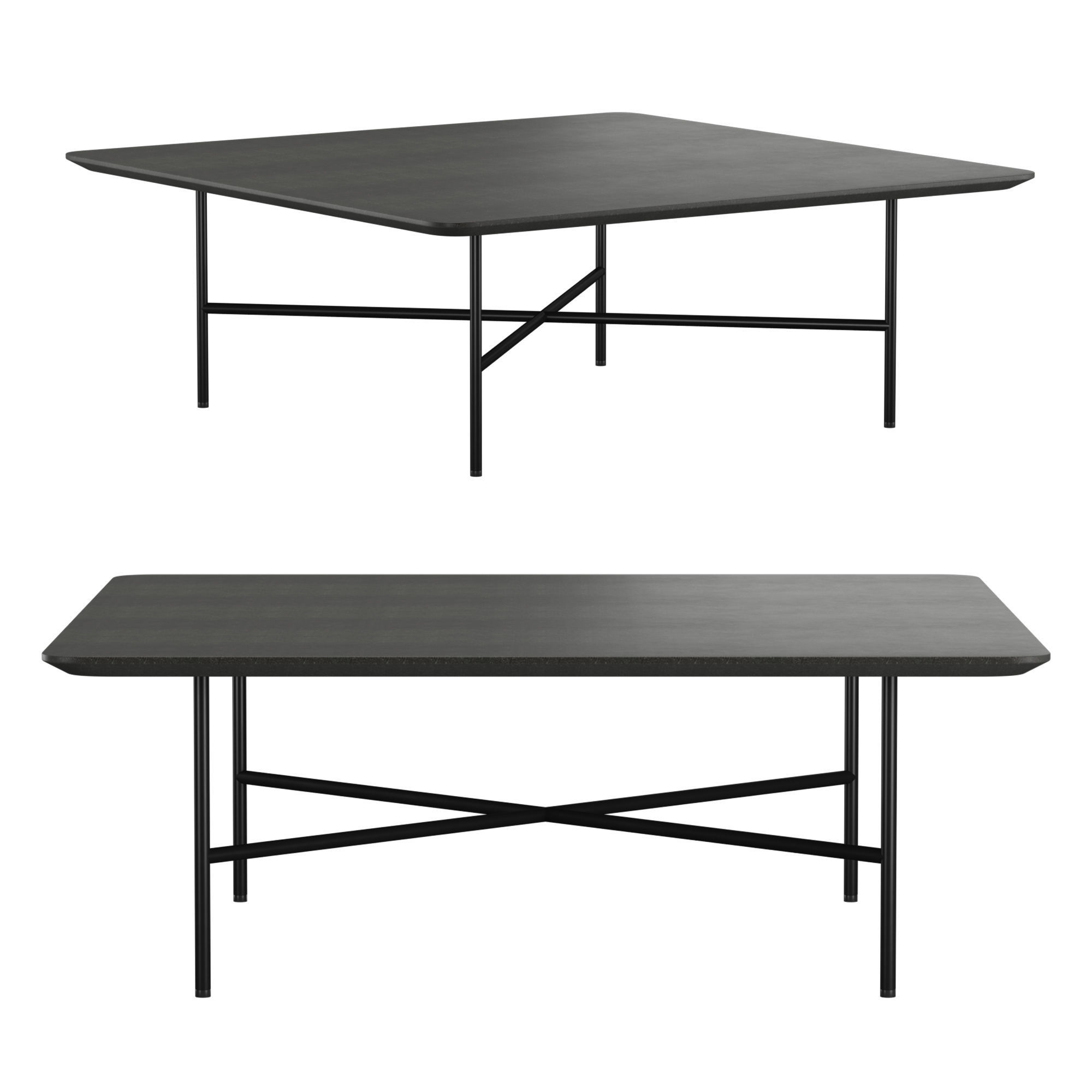 GRADA OUTDOOR SQUARE COFFE TABLE 3D model_1