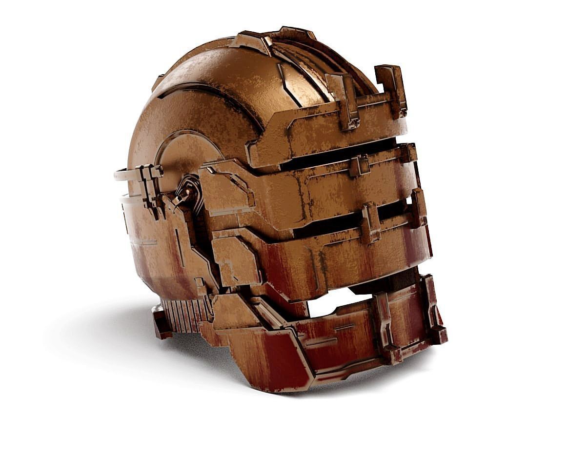 Dead Space Remake 2023 - Helmet Isaac Clarke - exact replica 3D print model_1