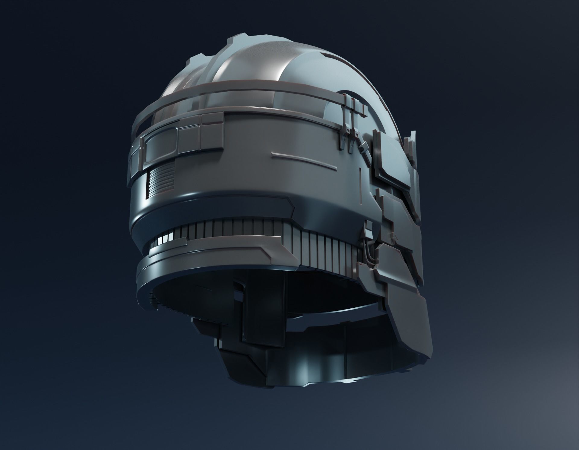 Dead Space Remake 2023 - Helmet Isaac Clarke - exact replica 3D print model_6