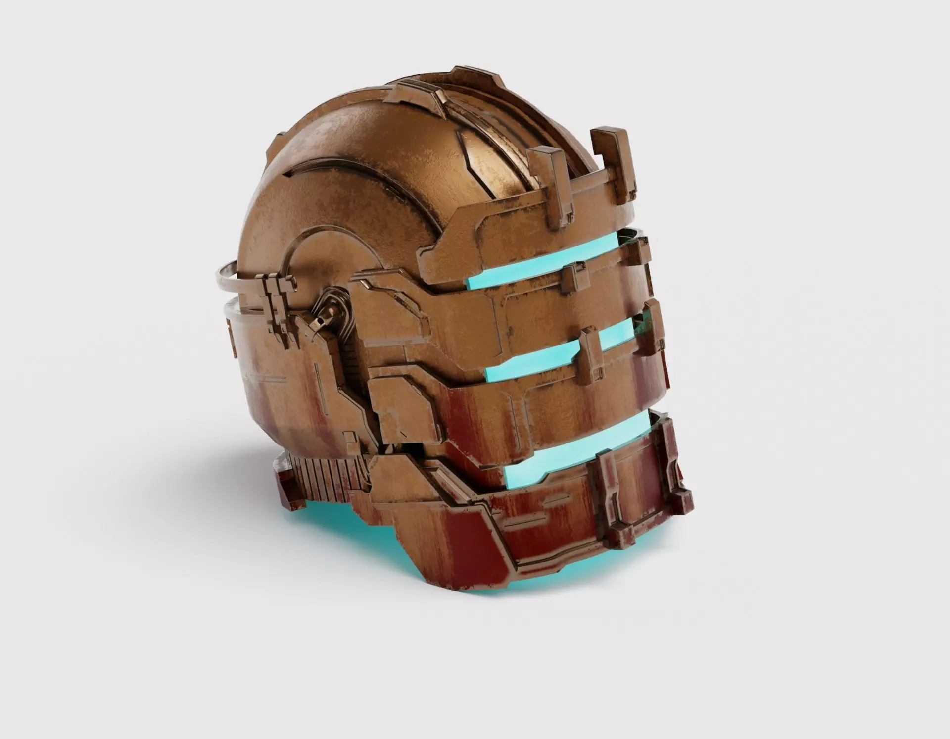 Dead Space Remake 2023 - Helmet Isaac Clarke - exact replica 3D print model_0