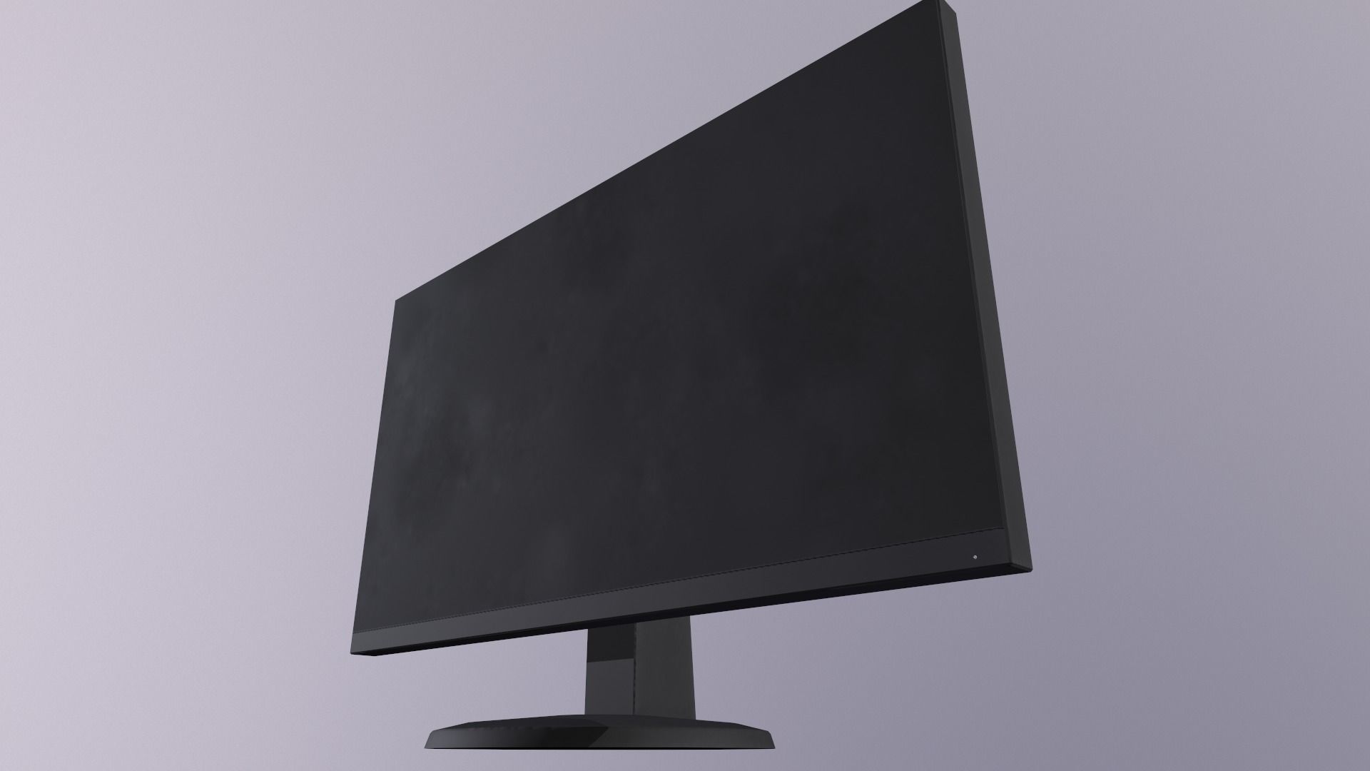Monitor PC personal computer office gaming display  Screen LED Low-poly 3D model_11