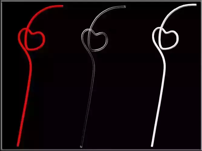 Heart Straw