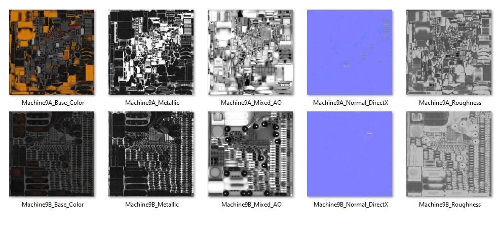 Old Industrial Vehicle Excavator Low-poly 3D model_8