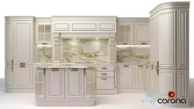 Beige classic kitchen Grangala