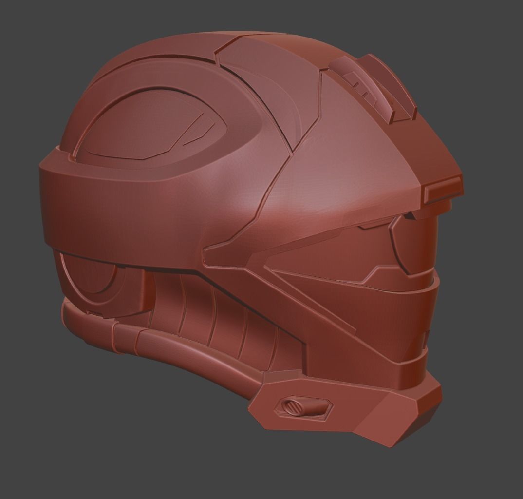 Halo Reach Helmet Recon 3D print model_12