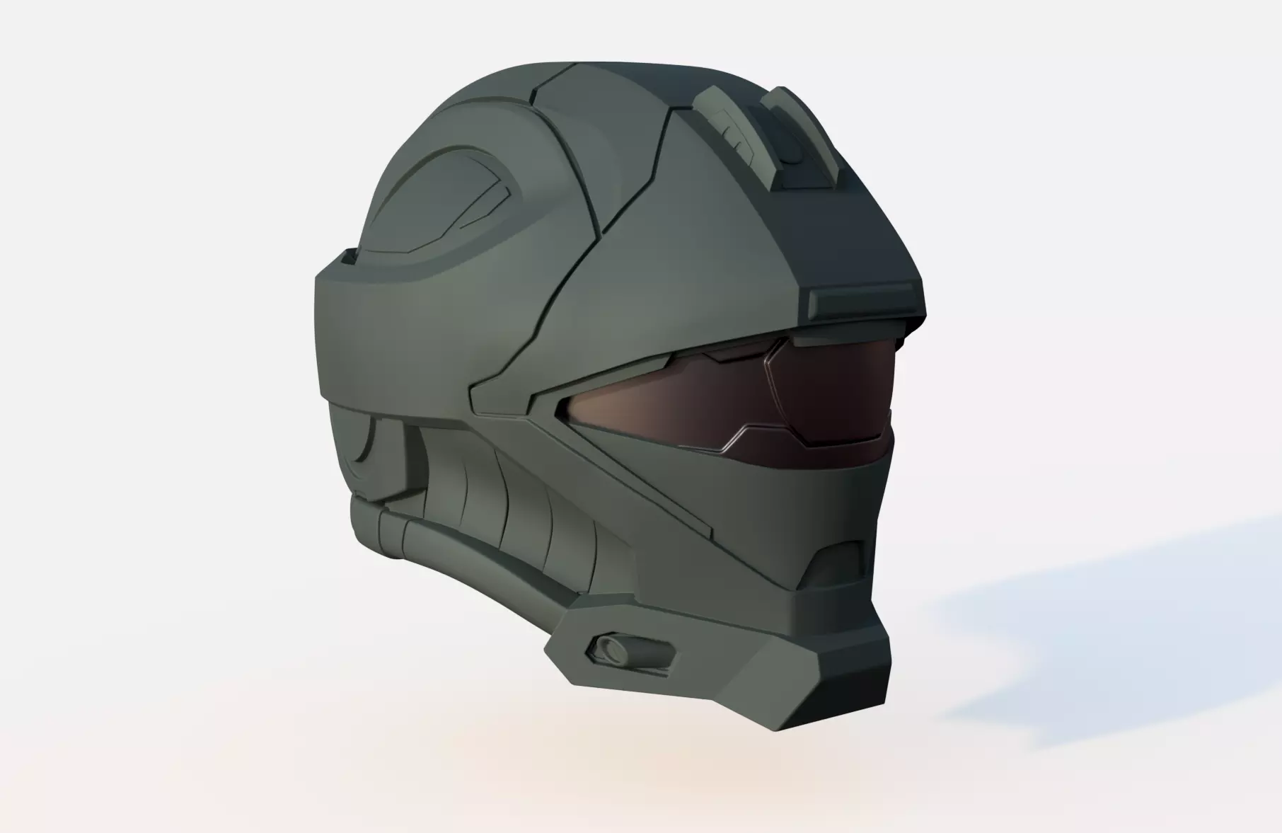 Halo Reach Helmet Recon 3D print model_0