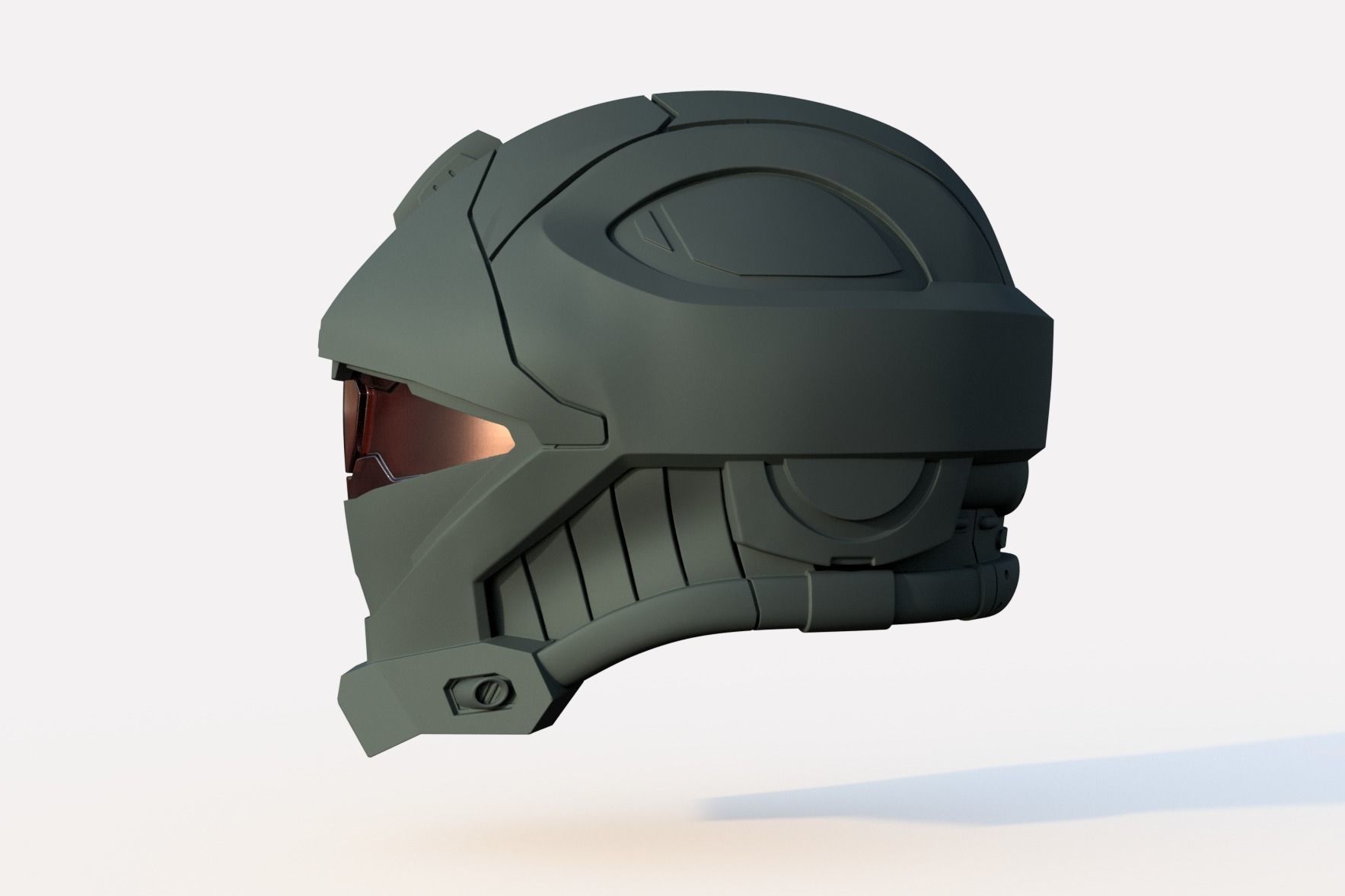 Halo Reach Helmet Recon 3D print model_6