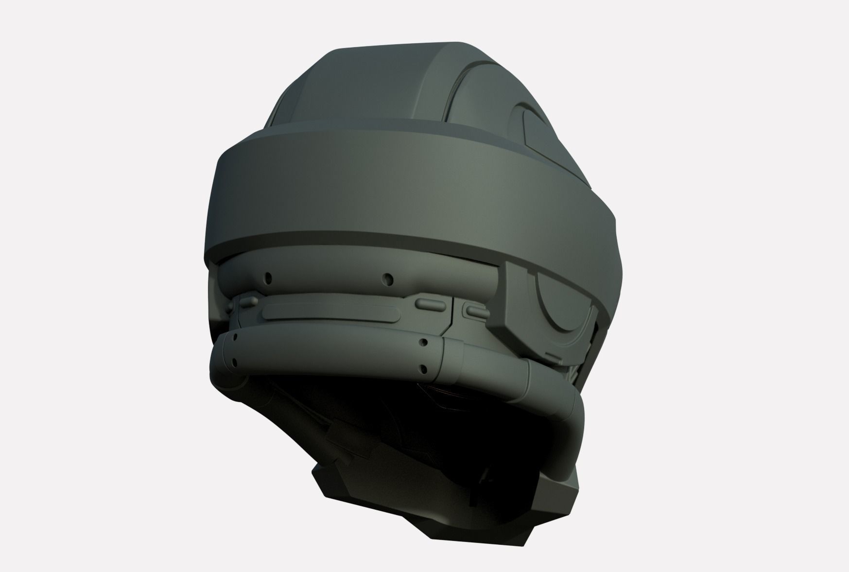 Halo Reach Helmet Recon 3D print model_7
