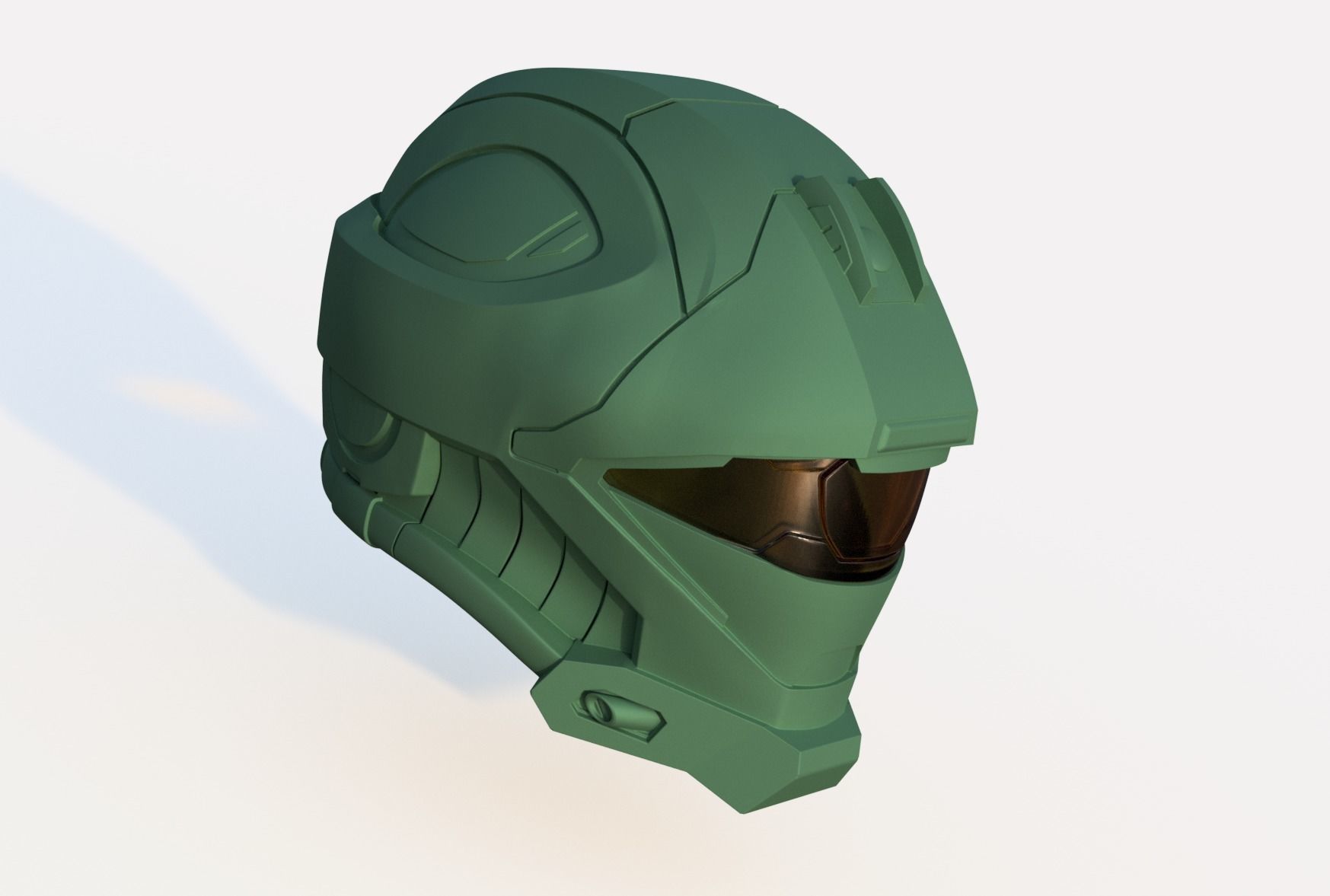 Halo Reach Helmet Recon 3D print model_5