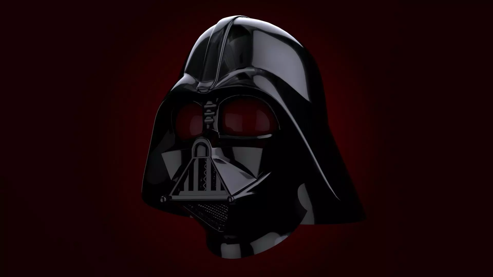 Darth Vader Head Mask Free 3D model_0