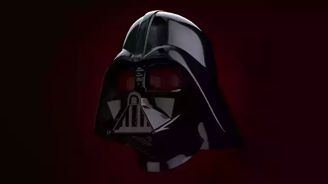 Darth Vader Head Mask Free 3D model