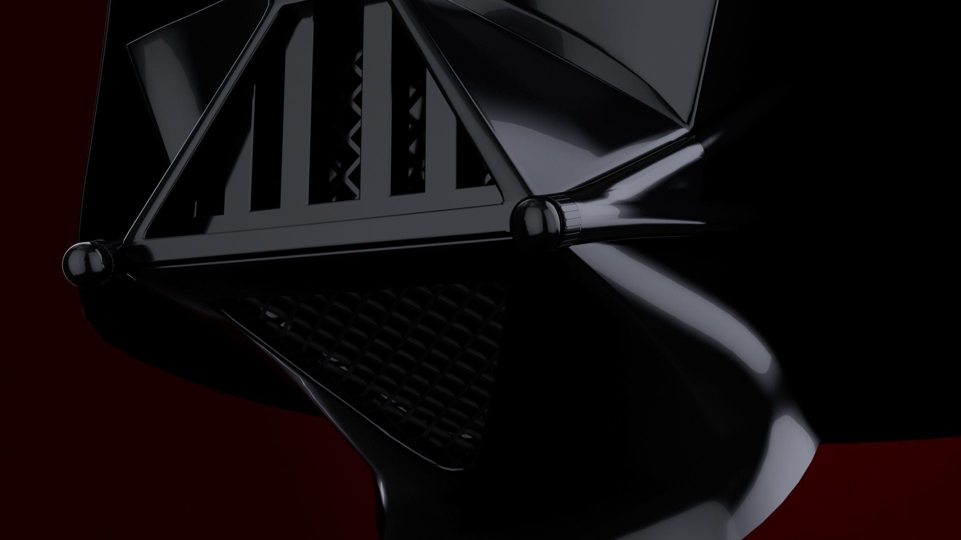 Darth Vader Head Mask Free 3D model_2