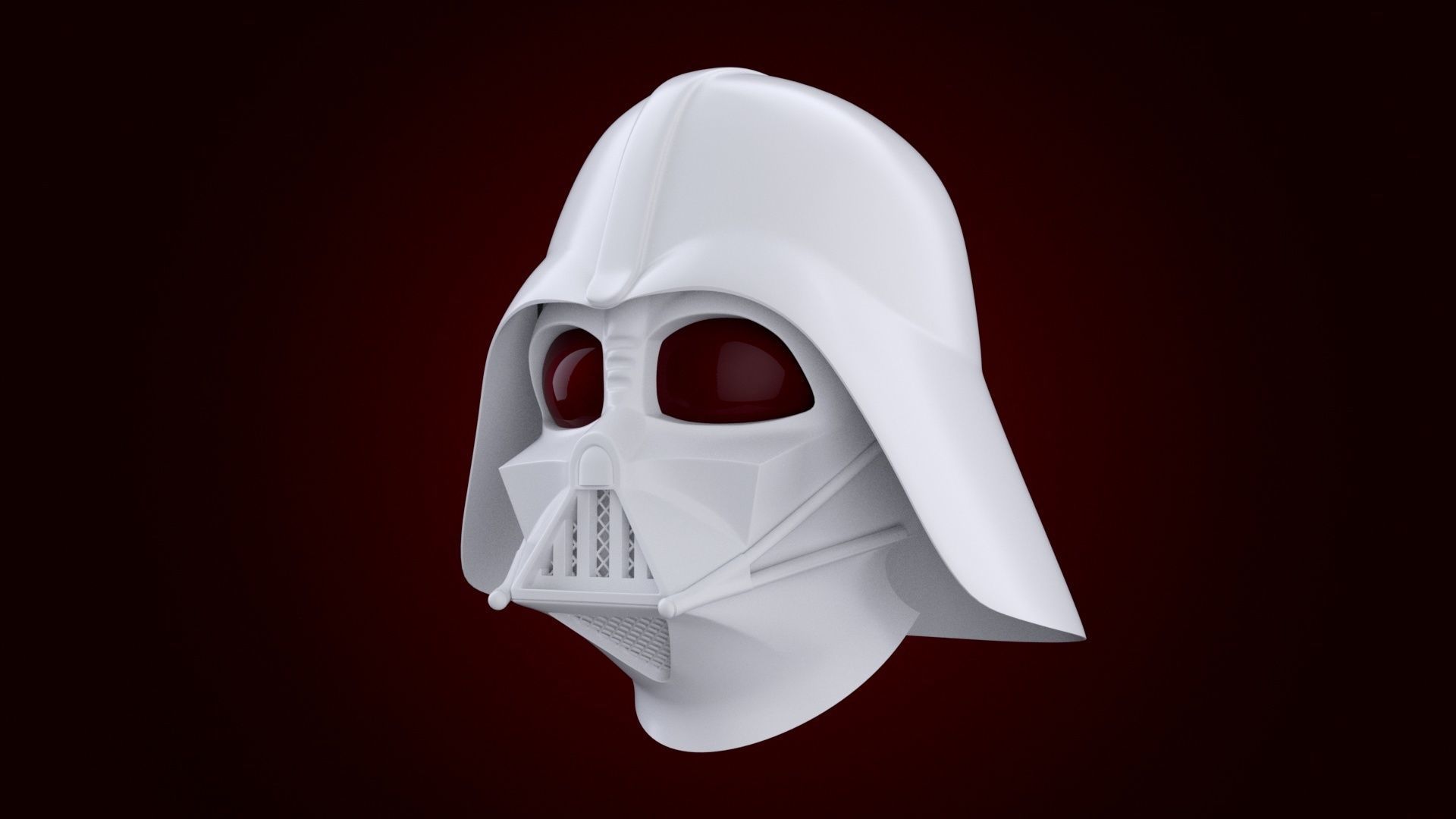 Darth Vader Head Mask Free 3D model_5