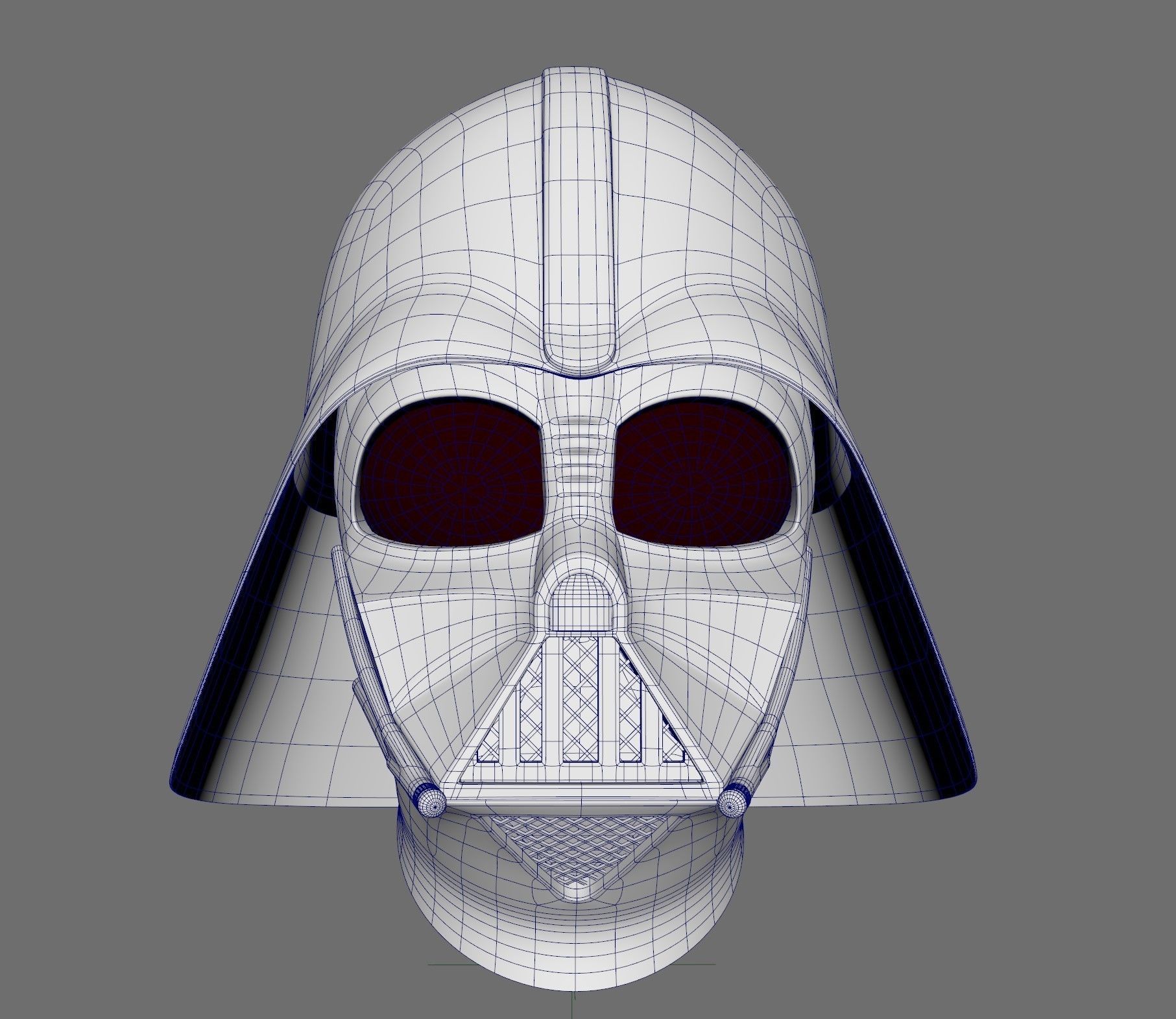 Darth Vader Head Mask Free 3D model_8