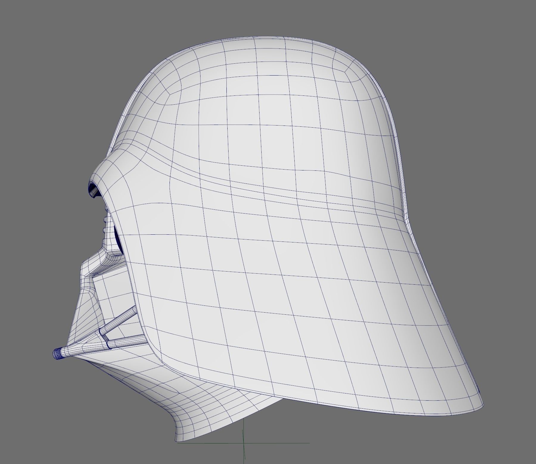 Darth Vader Head Mask Free 3D model_9