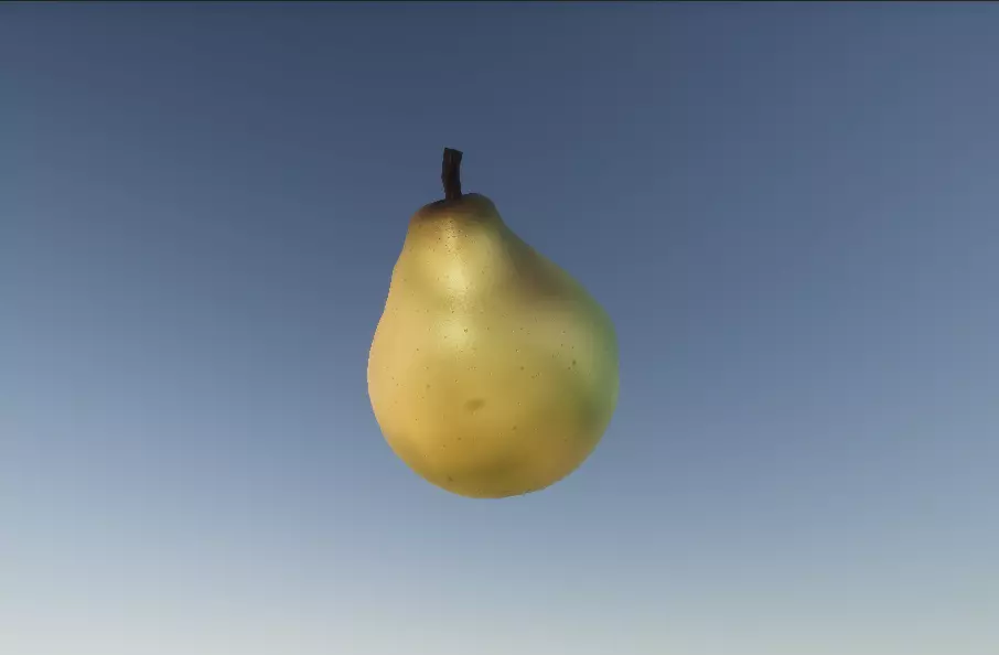 Pear fruit Hyper real Free 3D model