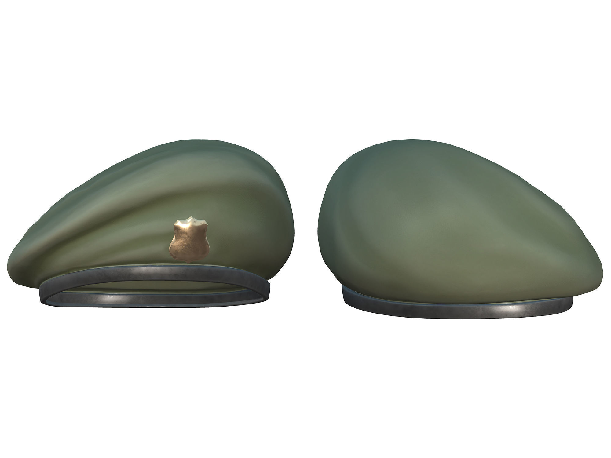 Full Army Combat Outfit Low-poly 3D model_7