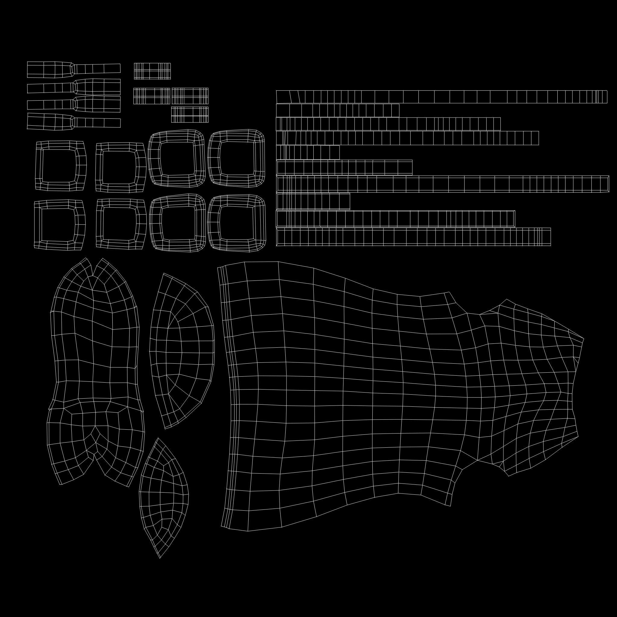 Full Army Combat Outfit Low-poly 3D model_14