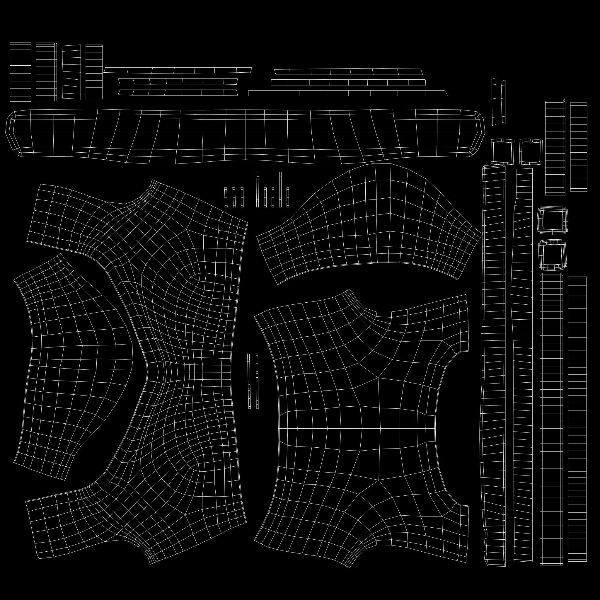 Full Army Combat Outfit Low-poly 3D model_18