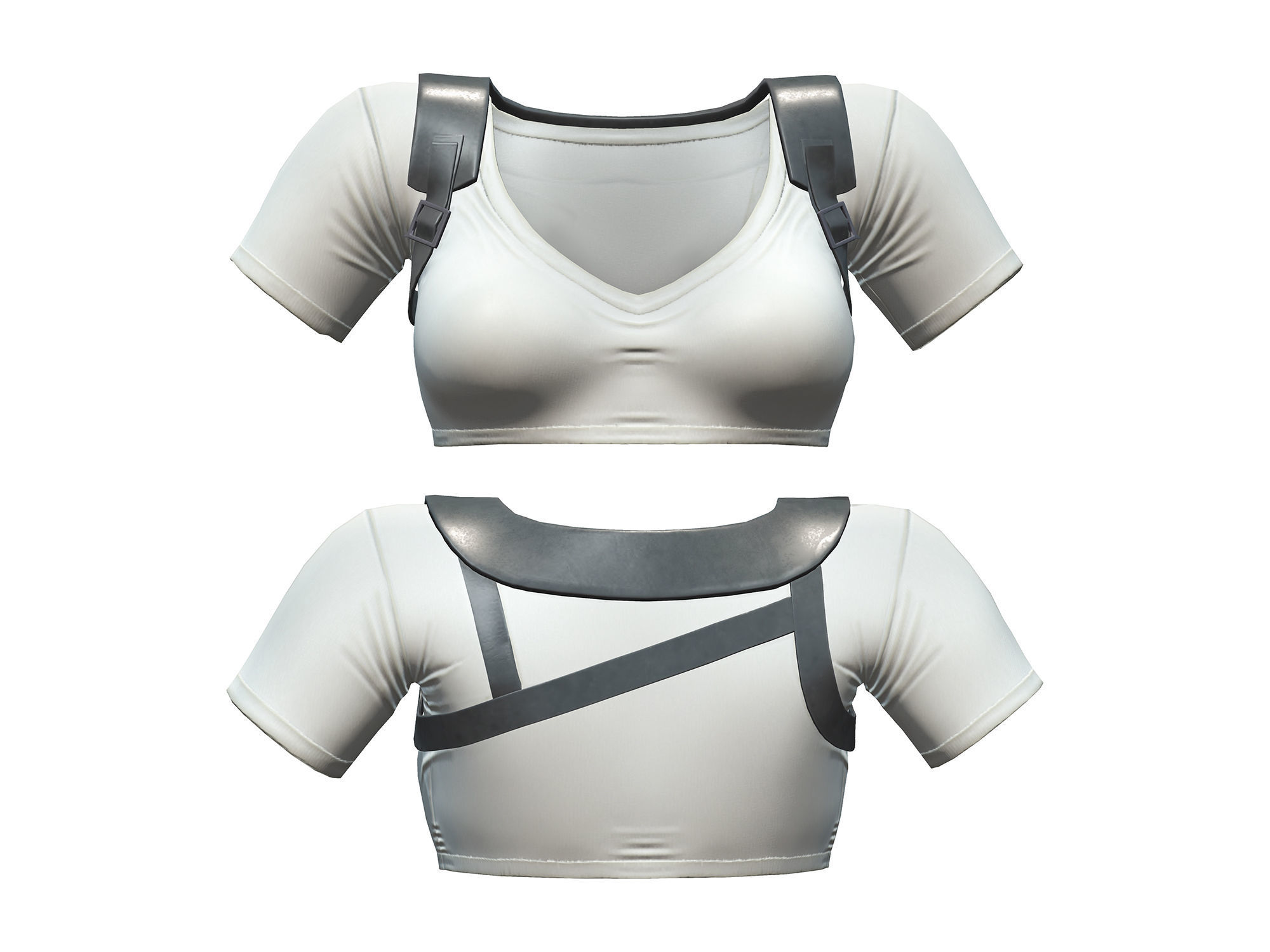 Full Army Combat Outfit Low-poly 3D model_3