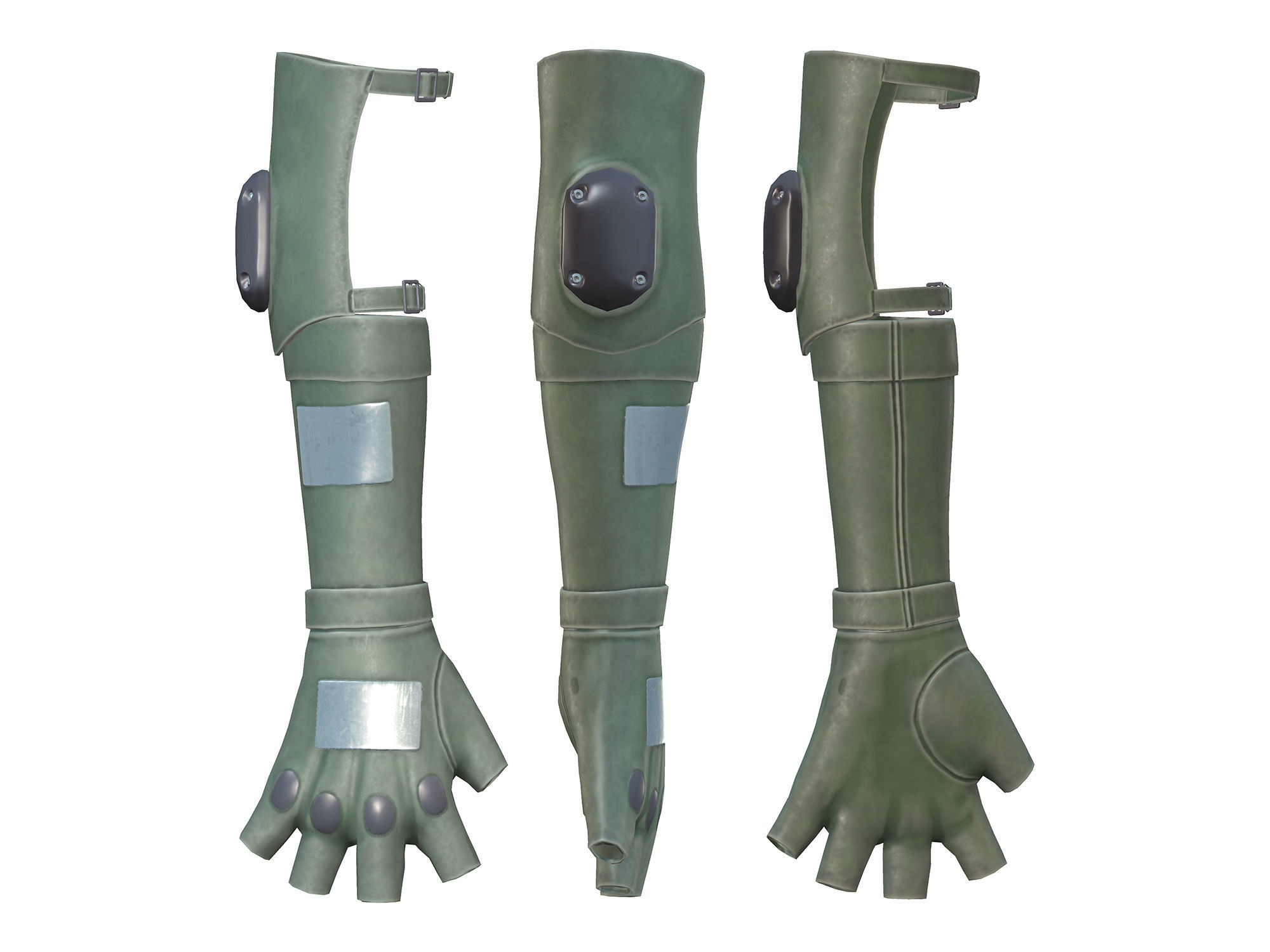 Full Army Combat Outfit Low-poly 3D model_5