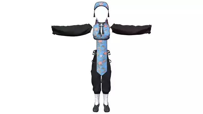 Male Shaolin Concept Outfit