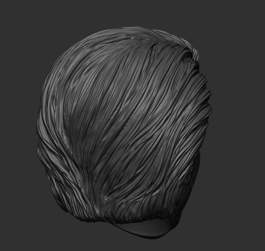 Elvis Presley Sixth scale head 3D printable 2 3D print model_5