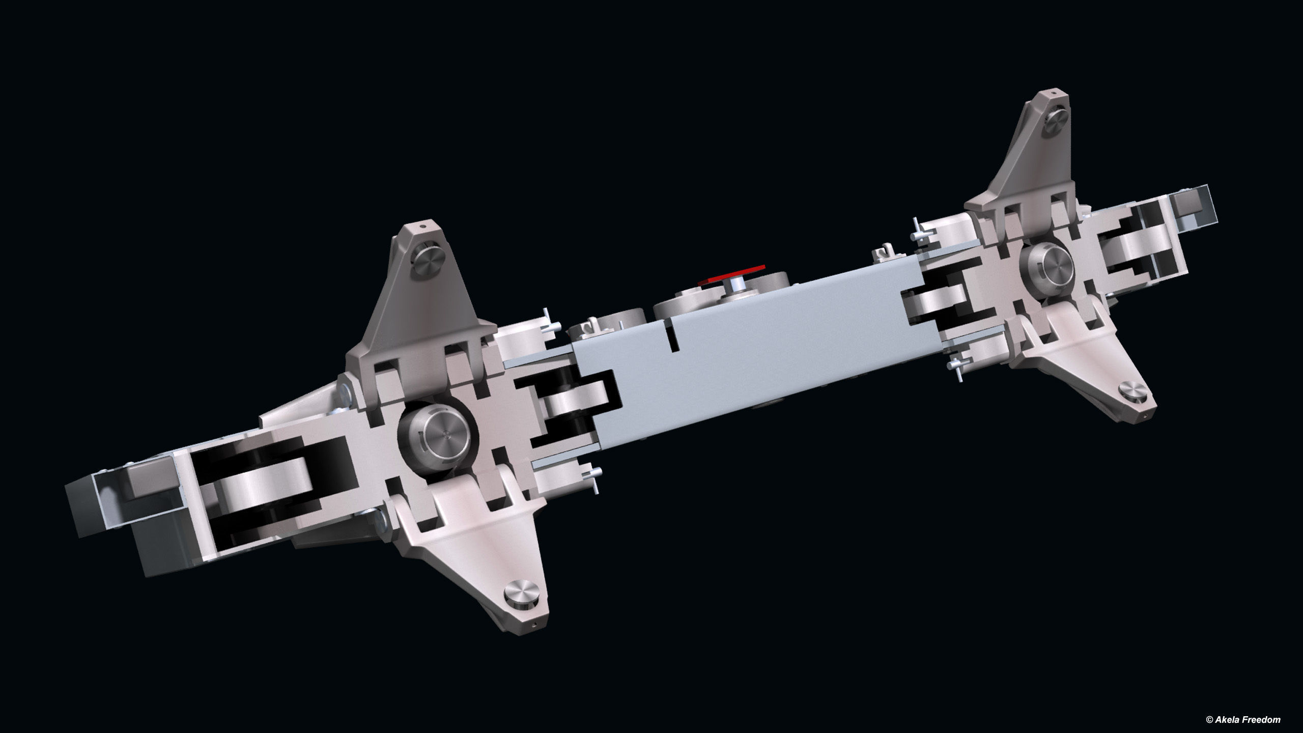 BRU-47A Weapon Rack 3D model_1