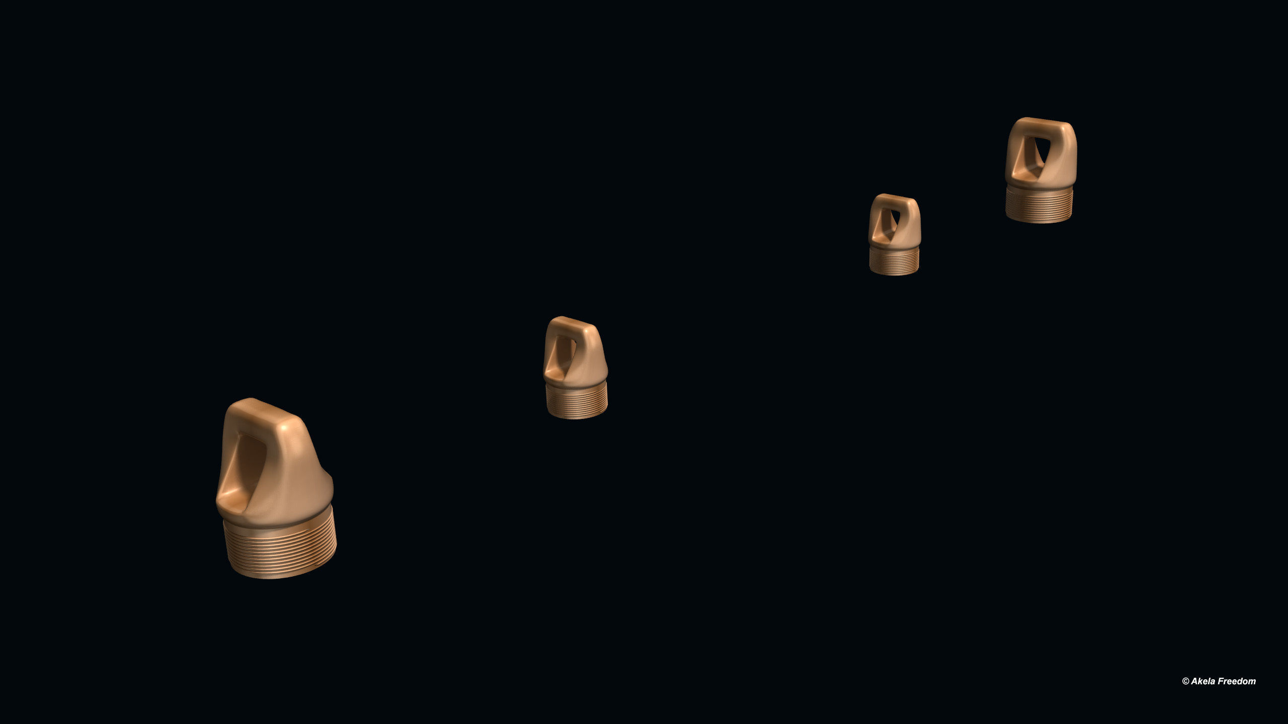 BRU-47A Weapon Rack 3D model_10