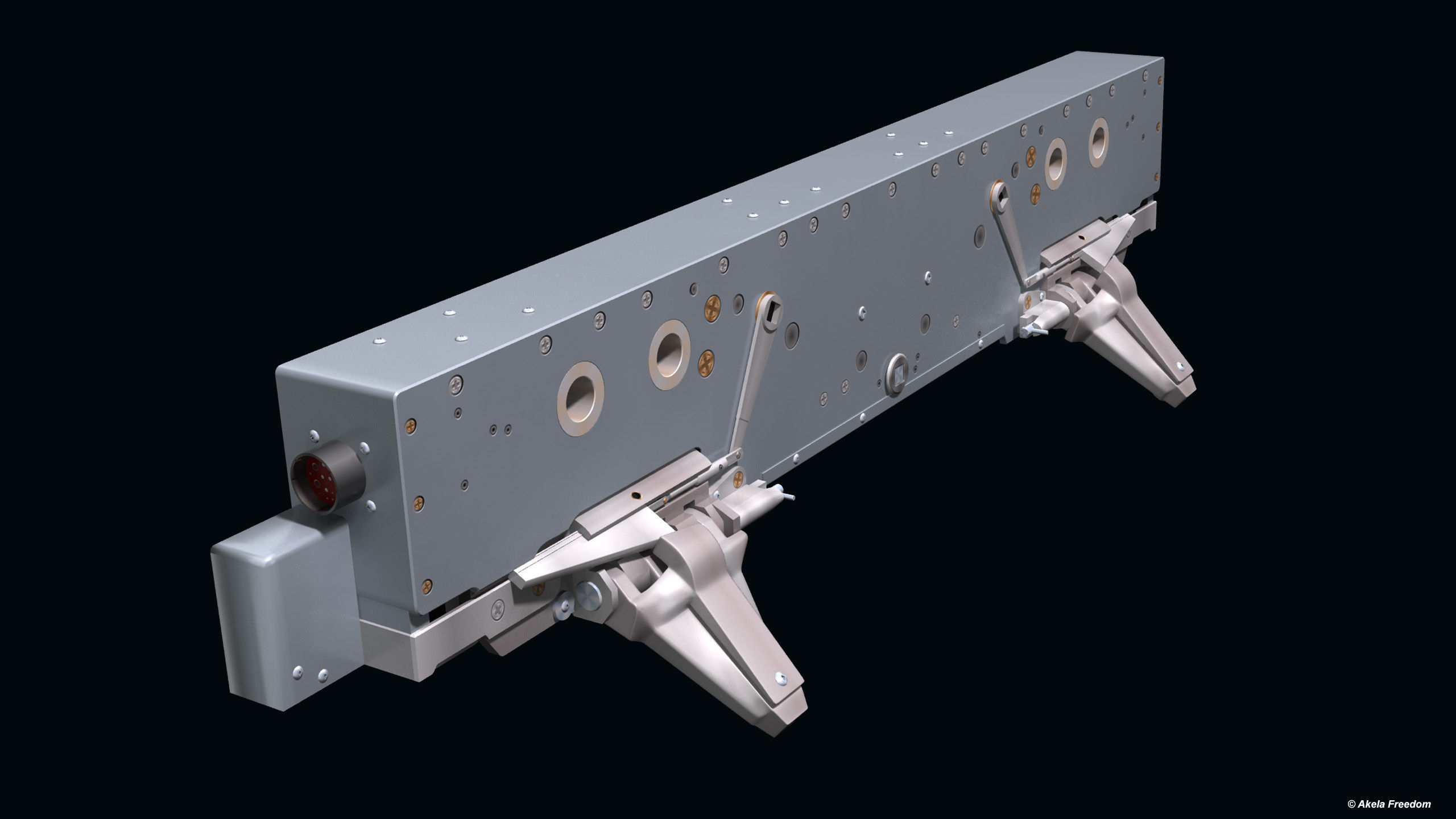 BRU-47A Weapon Rack 3D model_3