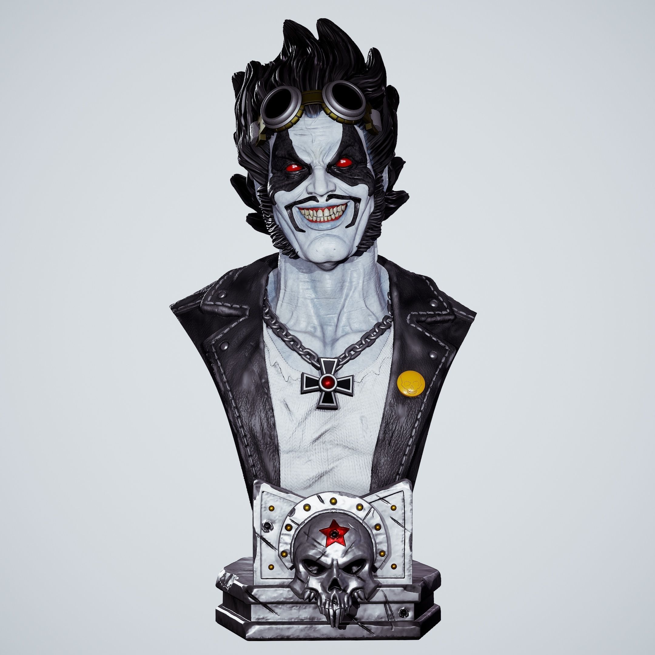 LOBO DC COMICS 3D print model_7