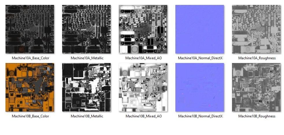 Old Industrial Vehicle Excavator2 Low-poly 3D model_7