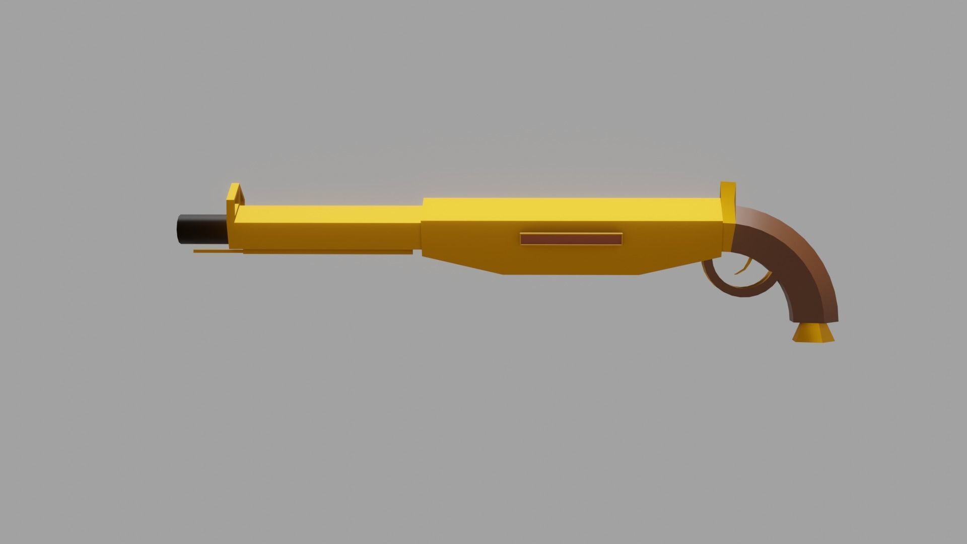 Weapons gun collection  Low-poly 3D model_13