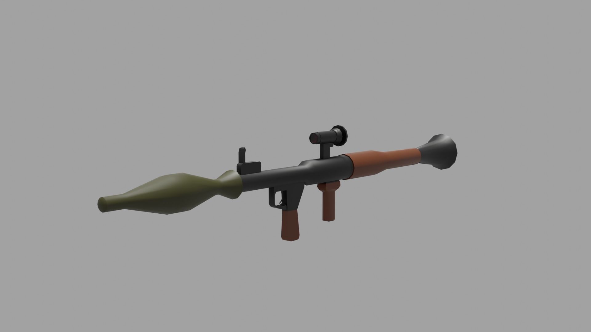 Weapons gun collection  Low-poly 3D model_19