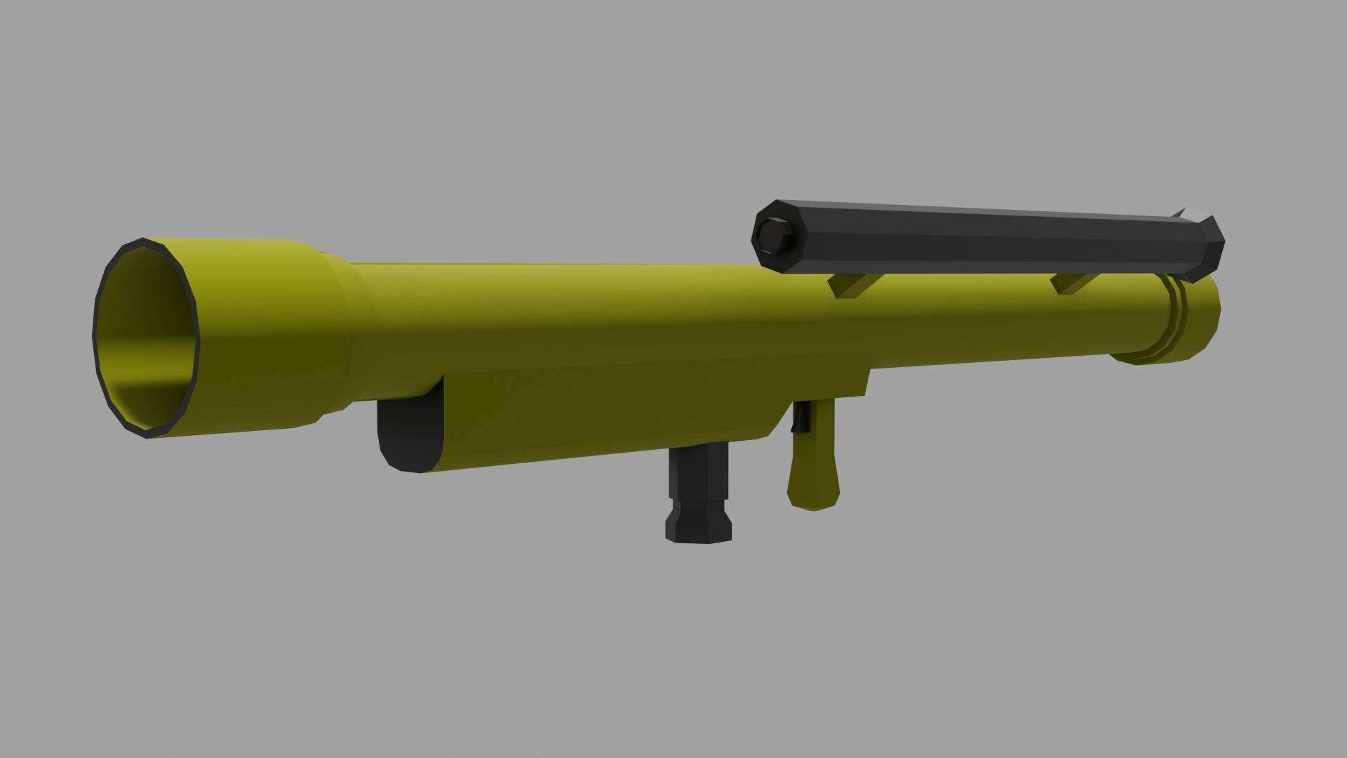 Weapons gun collection  Low-poly 3D model_22