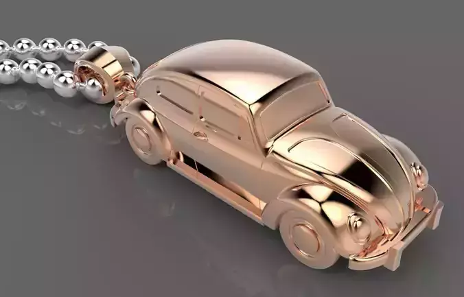 R 014 Volkswagen beetle 3D print model