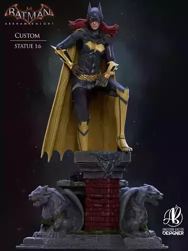 Batgirl Arkham Knight 3D print model