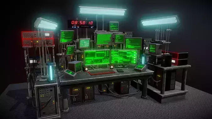 Retro Computer Workstation