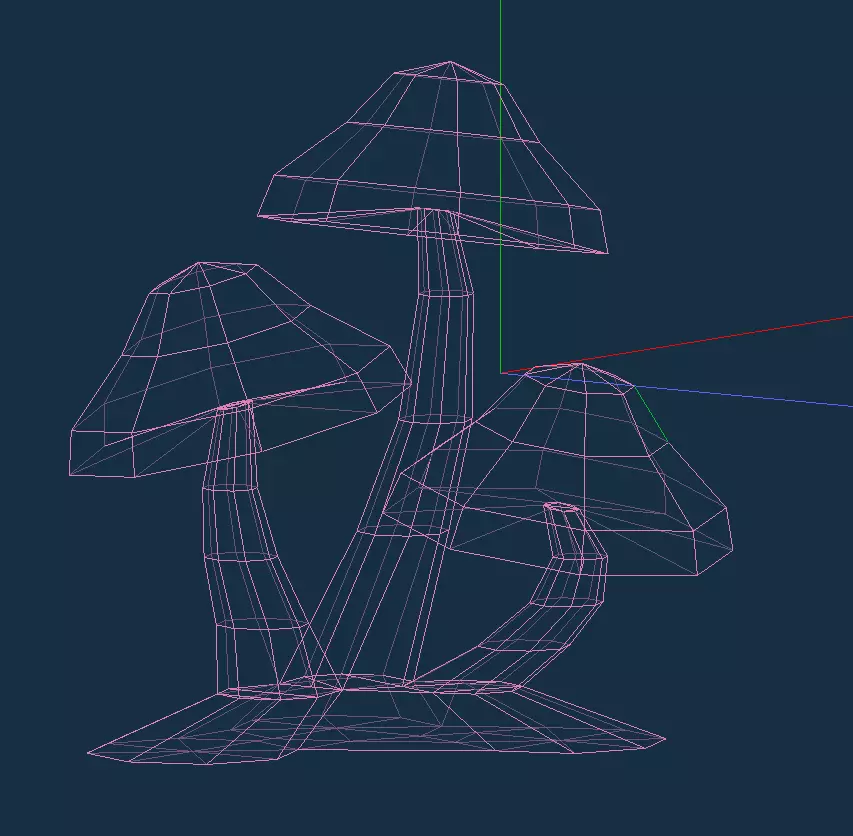 Shroom Trio Free 3D print model